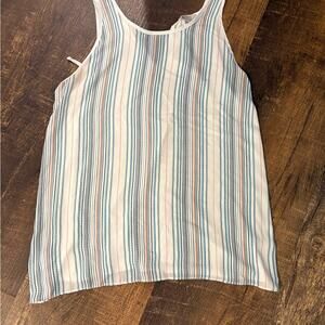 LOFT Multicolor Striped Tank Top
